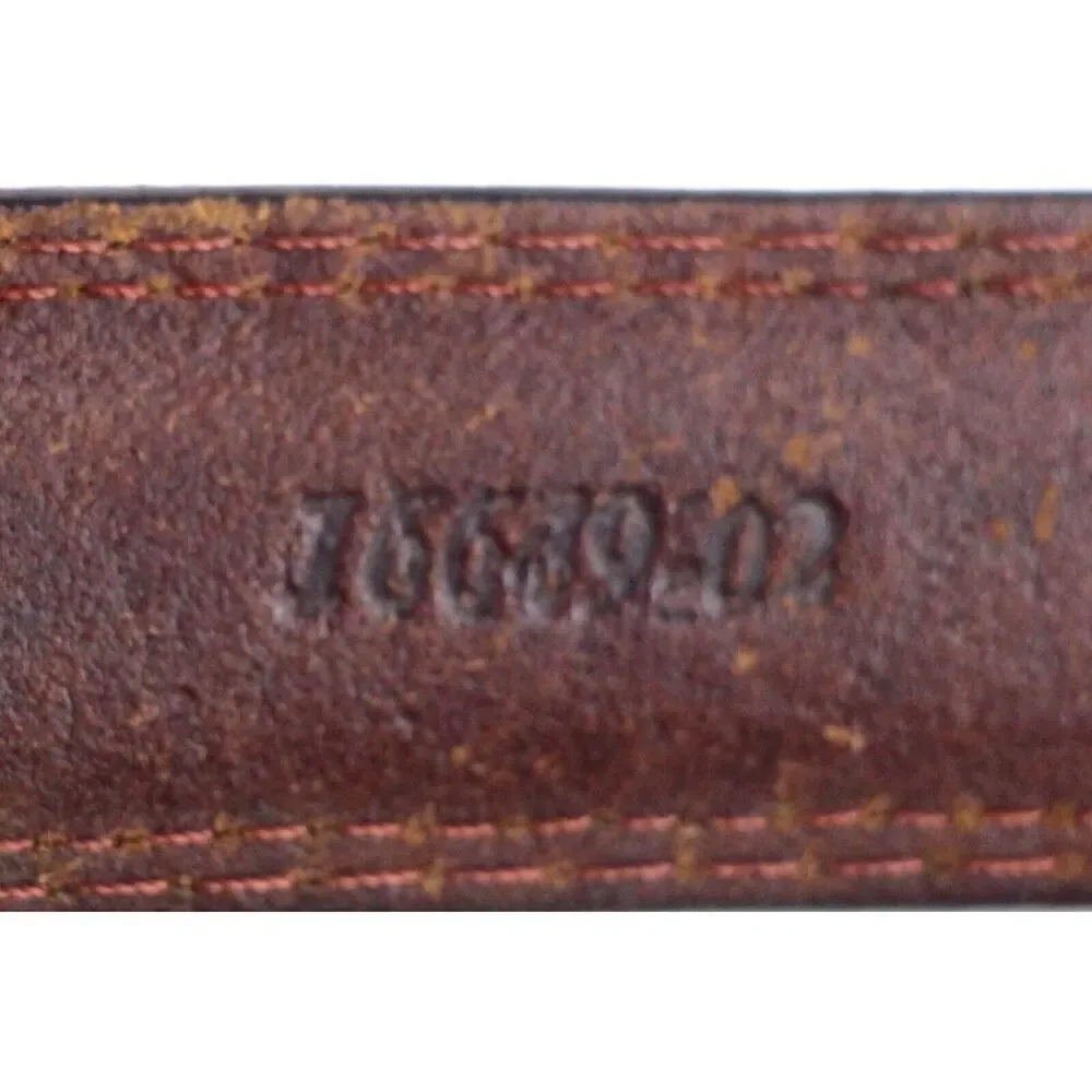 CLASSIC OIL TANNED BROWN REAL LEATHER 1 1/8